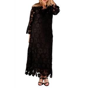 NEW SWEET GENERIS poetic style maxi dress in black